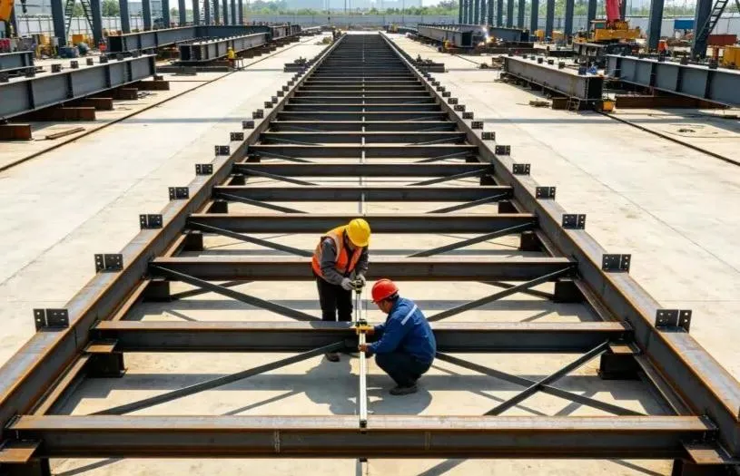 Газар дээрх ган бүтээцийн угсралт + Өргөх байгууламжийн салшгүй ажлын явц + Гол анхаарах зүйлс